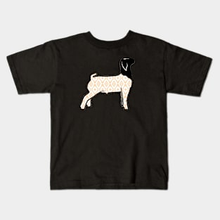 Rustic Yellow Aztec Market Goat - NOT FOR RESALE WITHOUT PERMISSION Kids T-Shirt